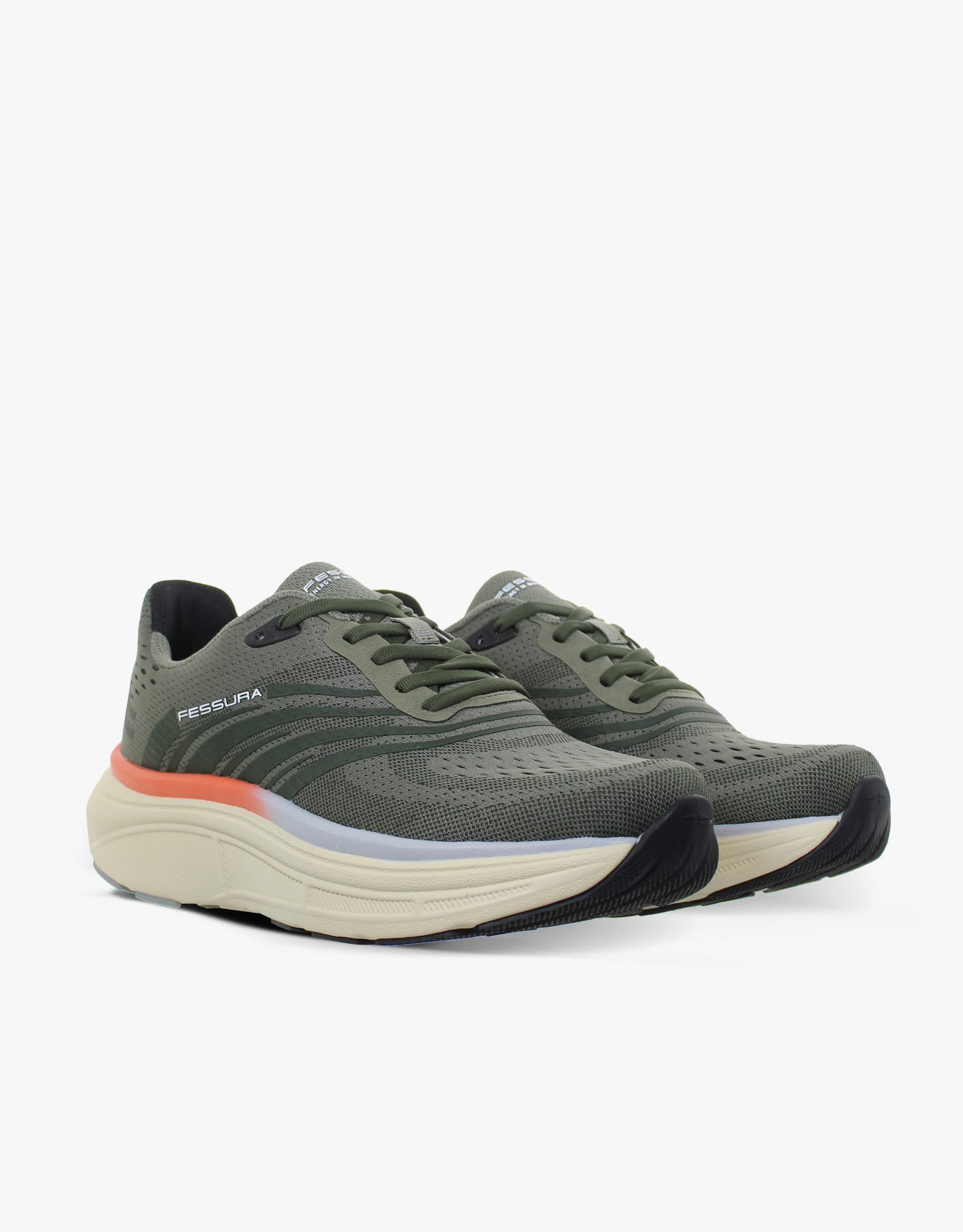 נעלי גברים - Fessura - סניקרס SPEED - חאקי3