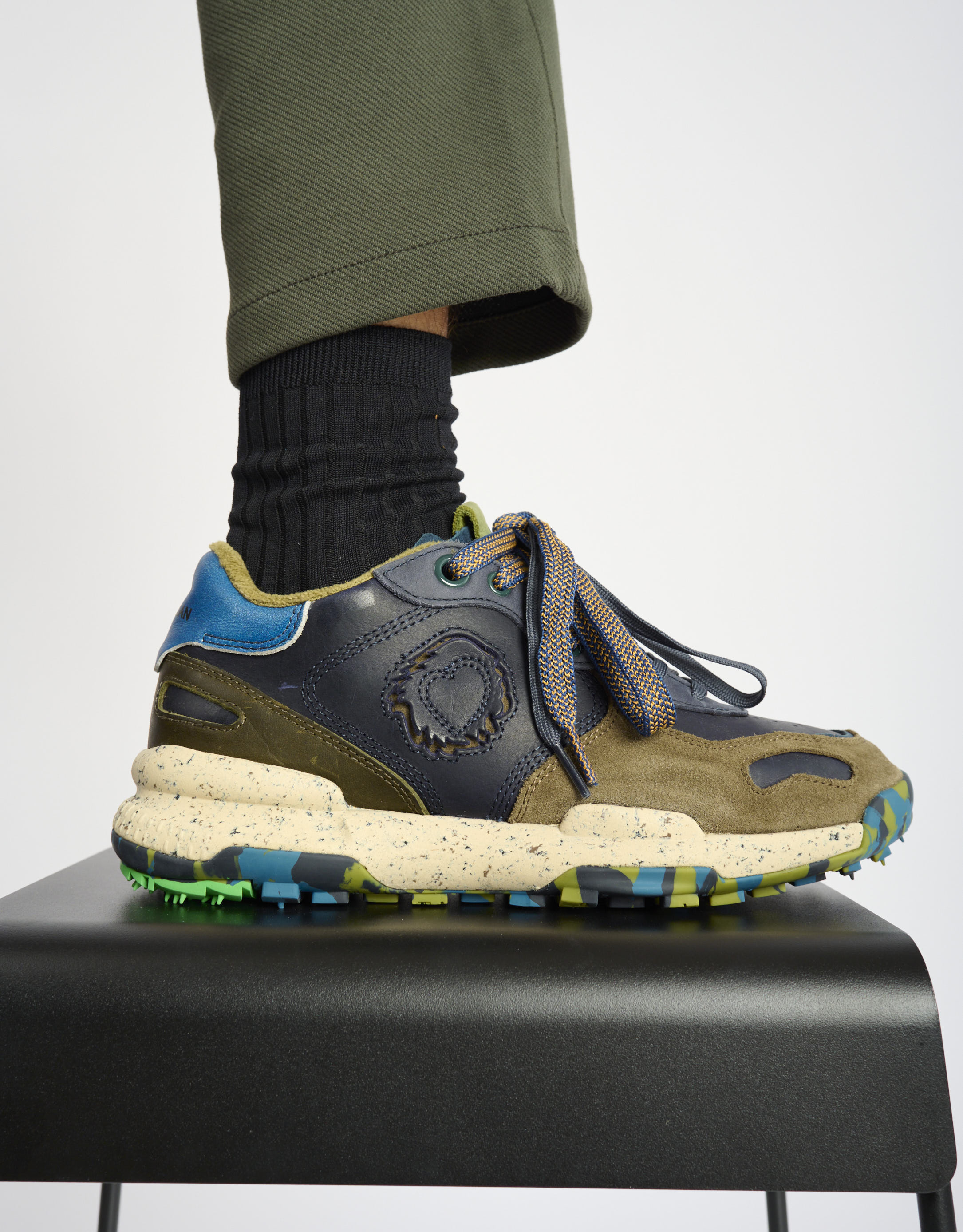 נעלי גברים - Satorisan - סניקרס  CHACRONA PULL UP - כחול1