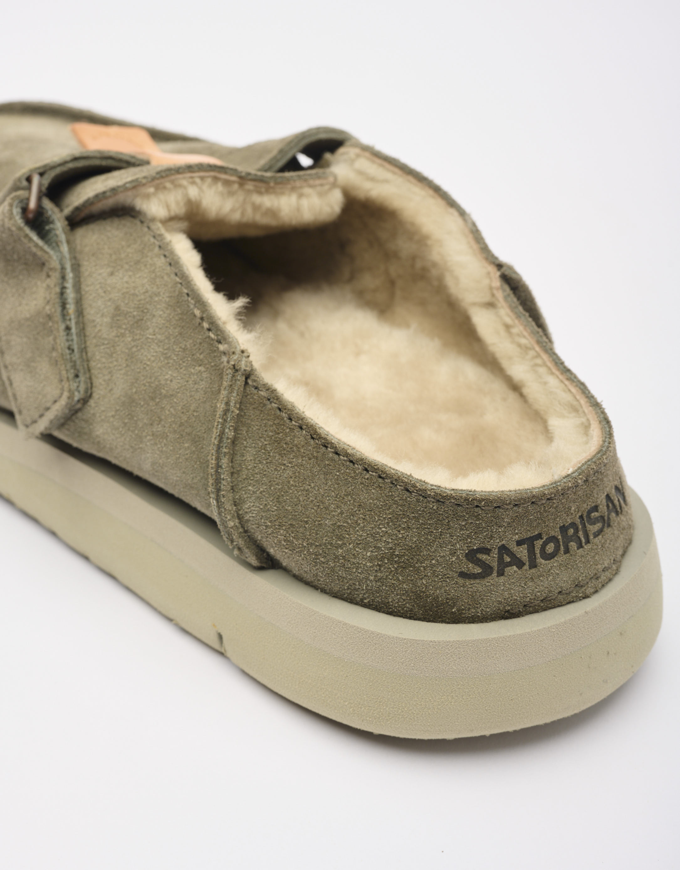 נעלי גברים - Satorisan - כפכפי זמש  UWABAKI - חאקי3