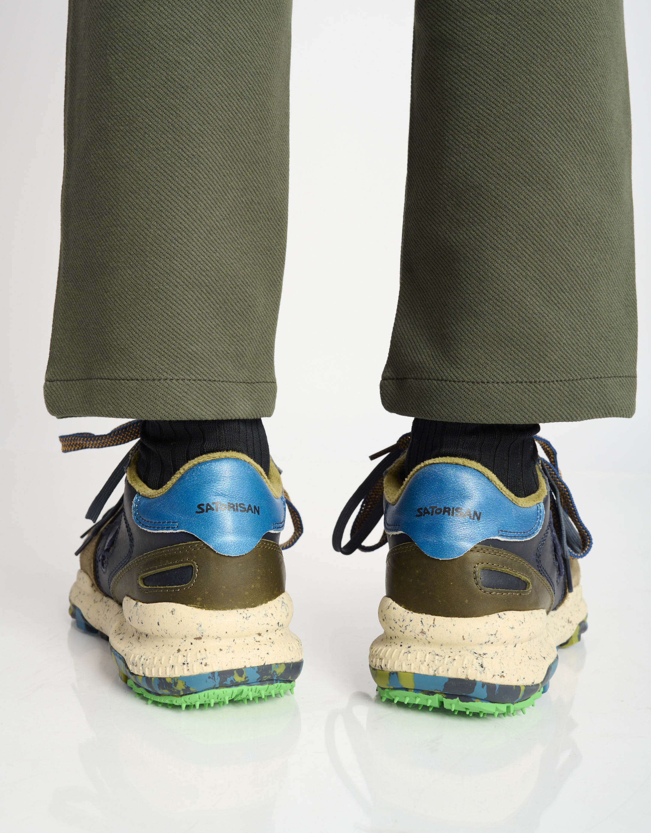 נעלי גברים - Satorisan - סניקרס  CHACRONA PULL UP - כחול4