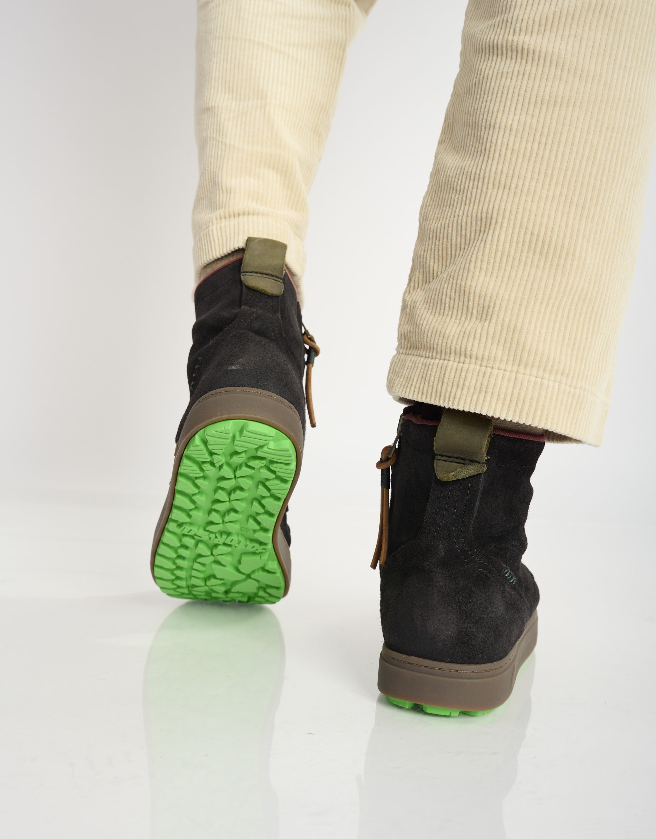 נעלי גברים - Satorisan - נעליים גבוהות HIDA - חום כהה3