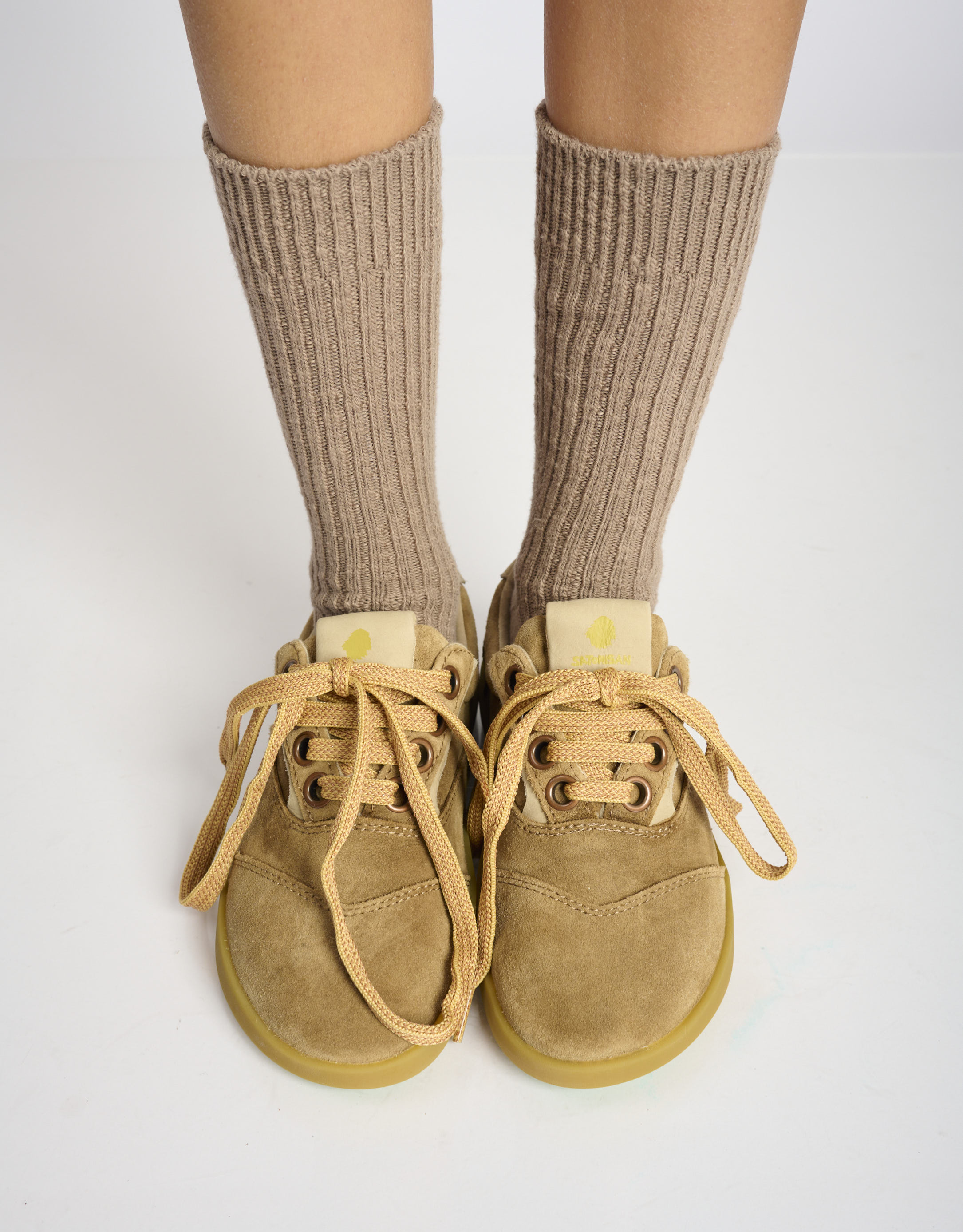 נעלי נשים - Satorisan - סינקרס זמש HATKO - חום בהיר1