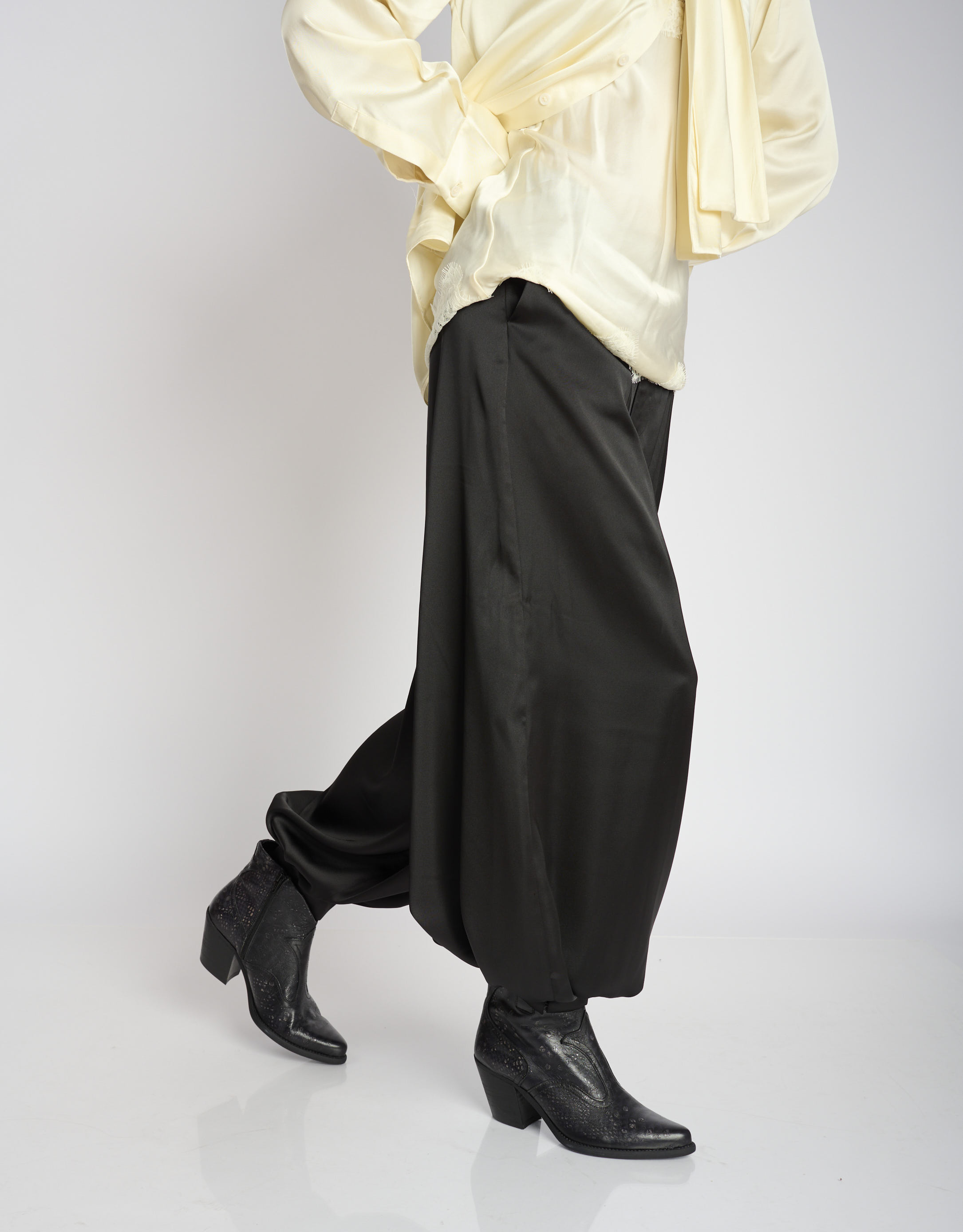 נעלי נשים -  - מגפוני בוקרים  LAREDO - שחור נחש2