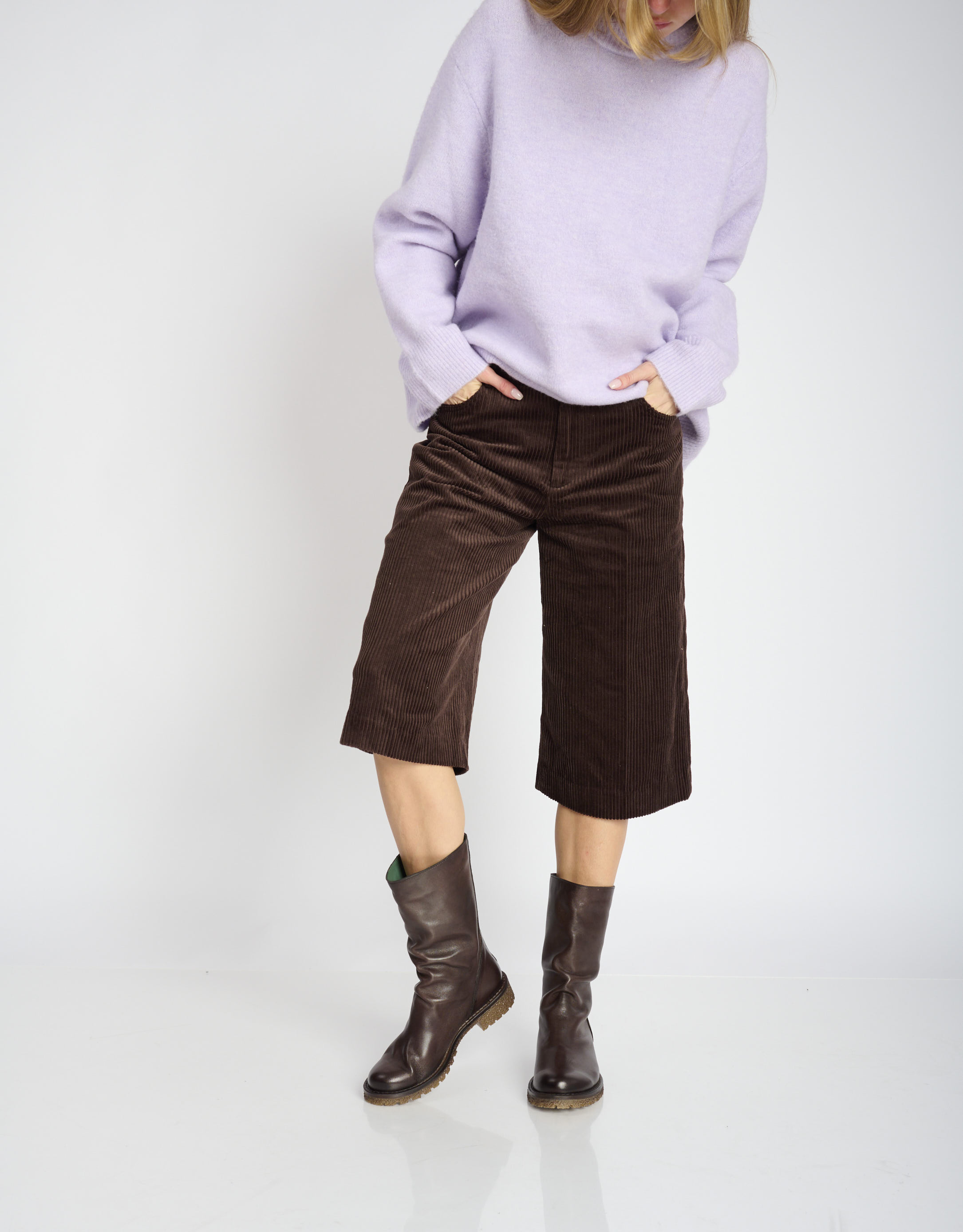 נעלי נשים -  - מגפיים CASTER - חום כהה2