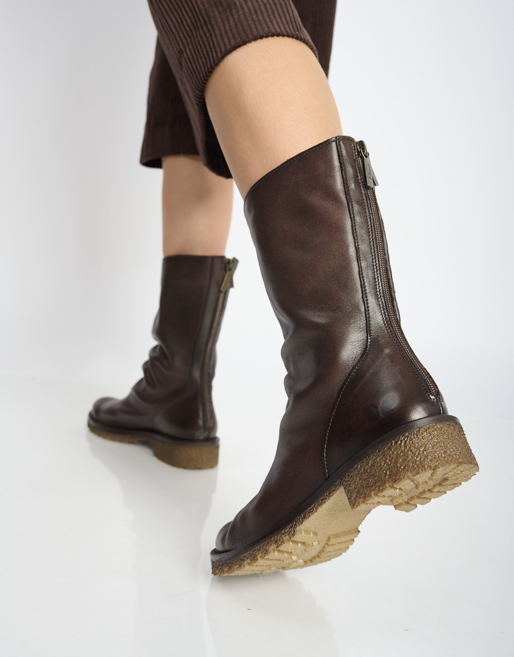 נעלי נשים -  - מגפיים CASTER - חום כהה3