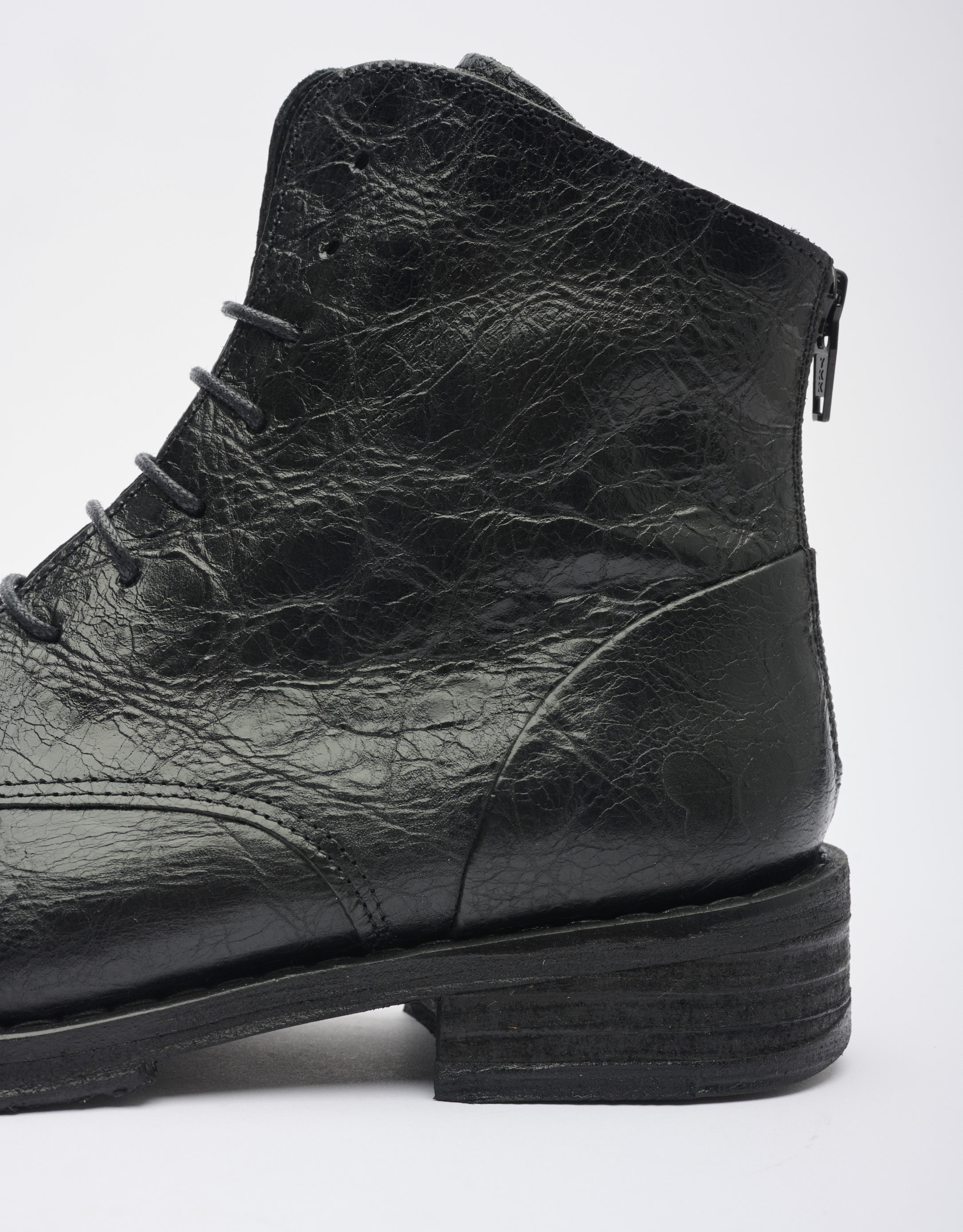 נעלי נשים -  - מגפונים עם שרוכים COOPER - שחור3