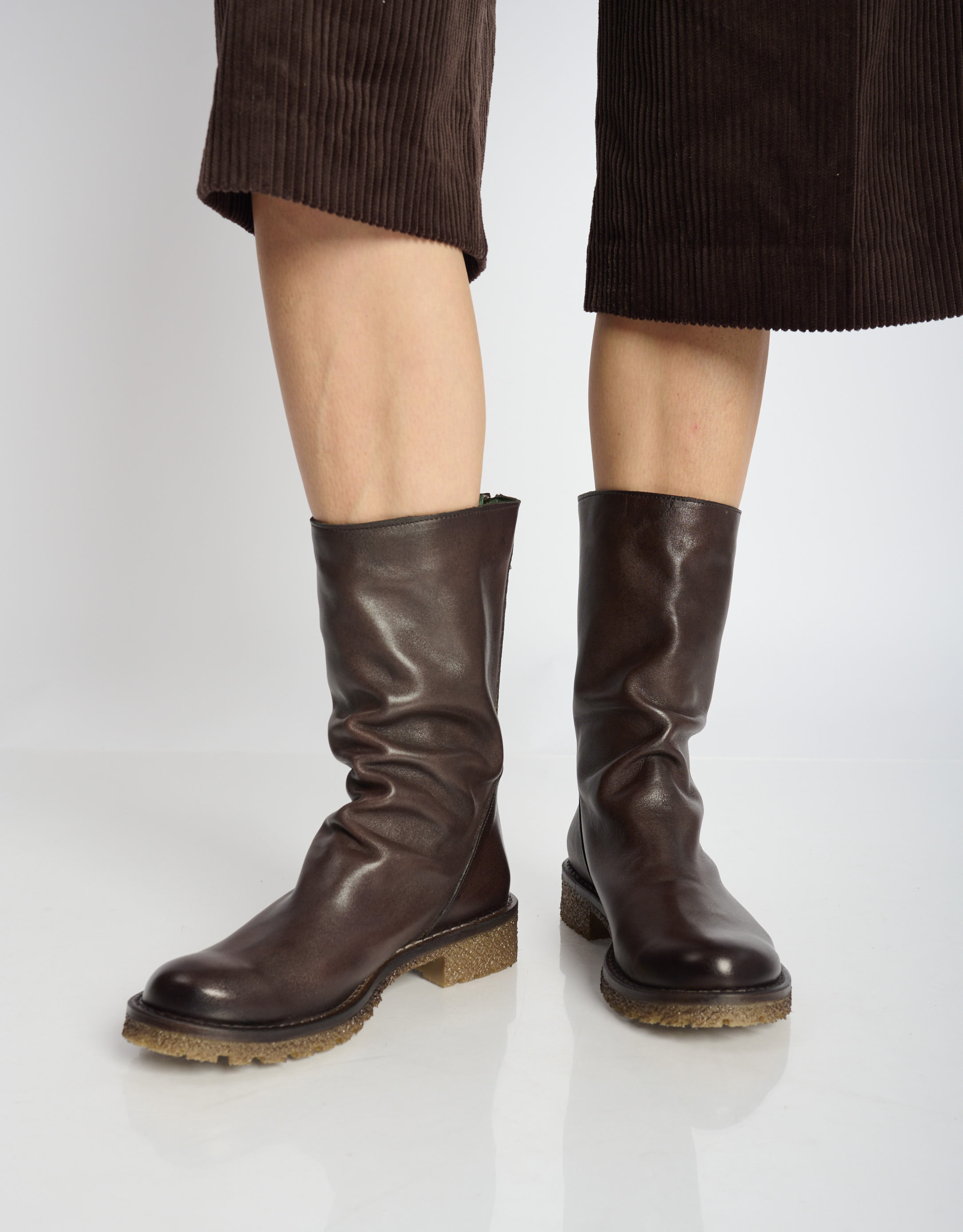 נעלי נשים -  - מגפיים CASTER - חום כהה4