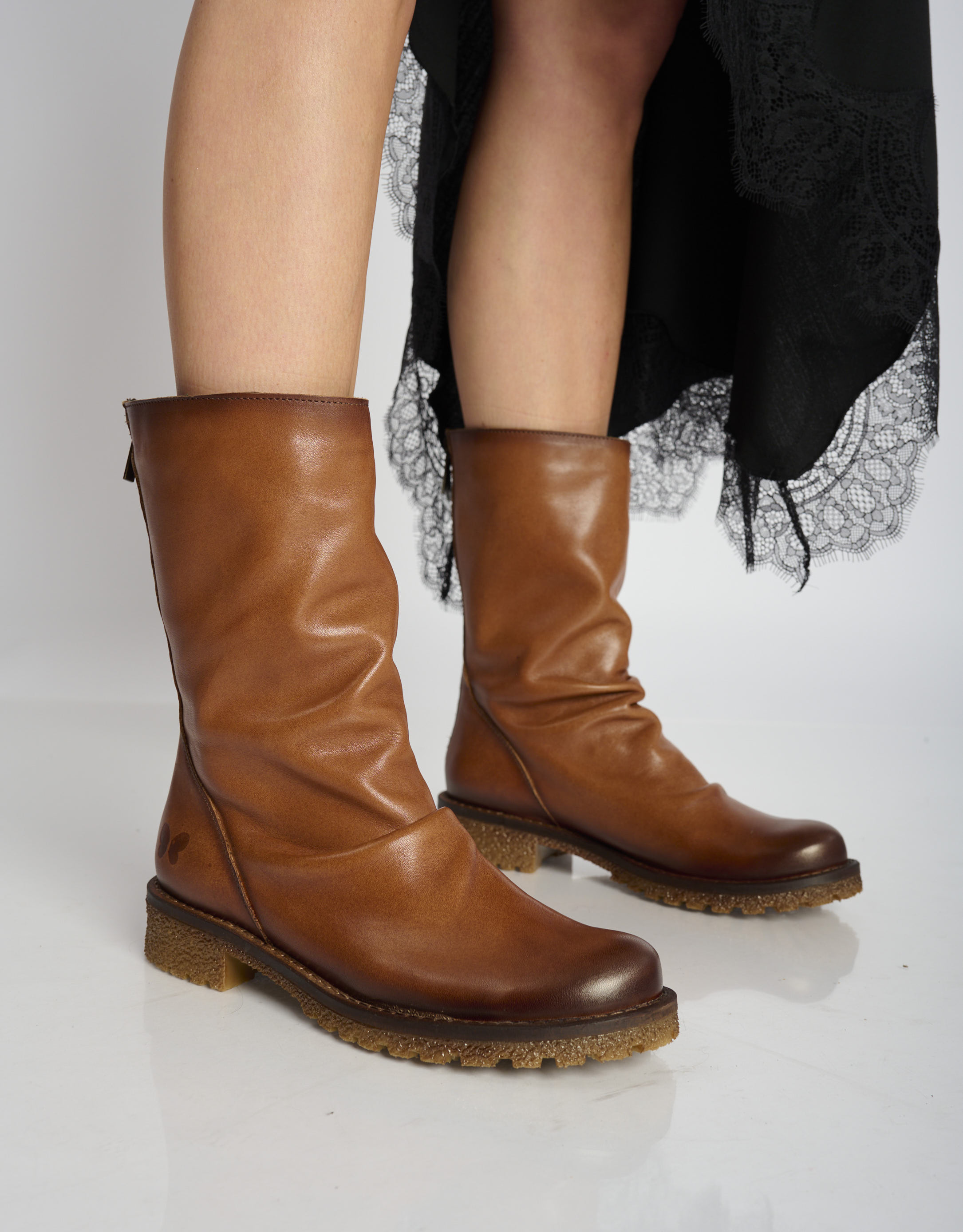 נעלי נשים -  - מגפיים CASTER - חום4