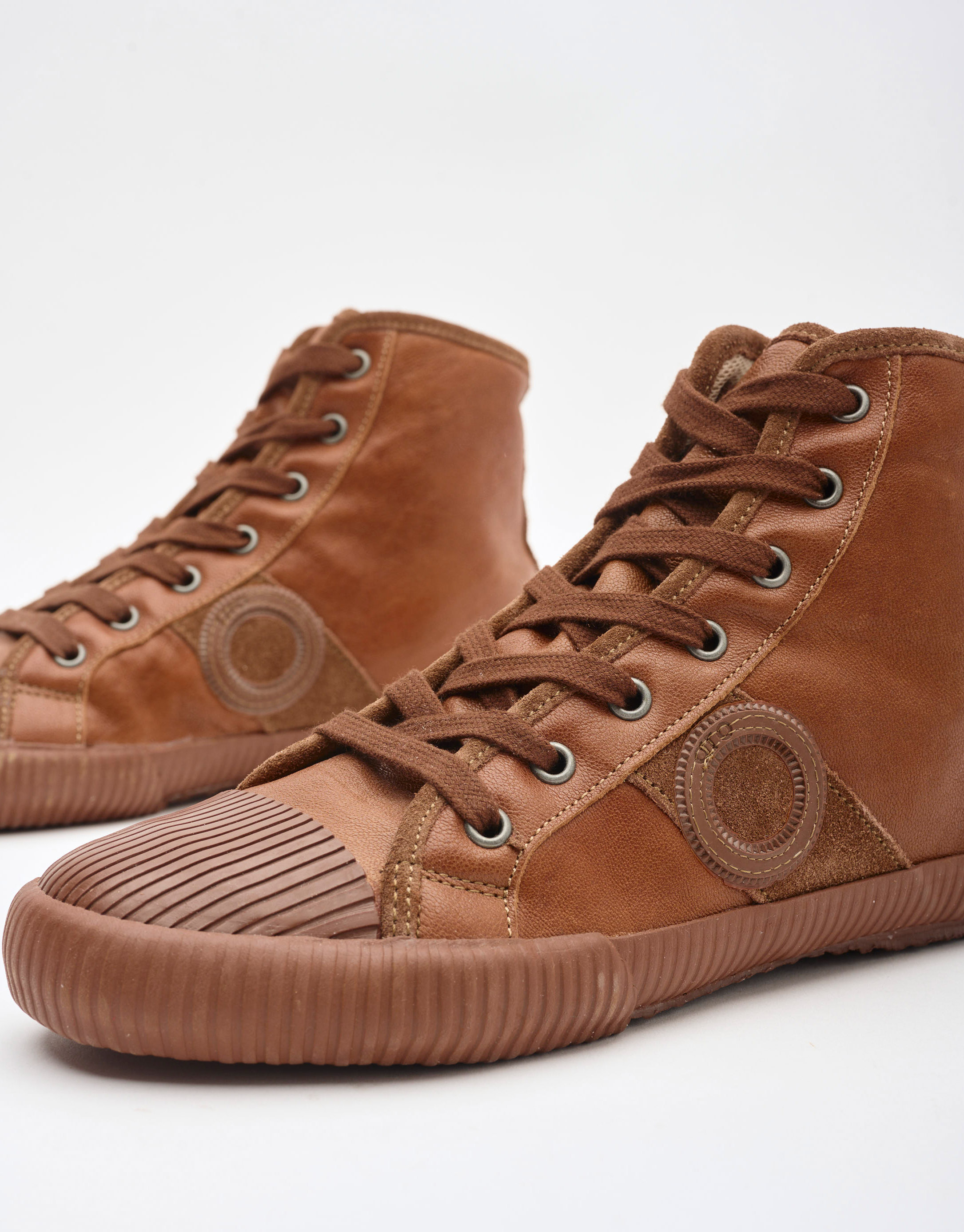 נעלי גברים - Aro - סניקרס גבוהות CHARLIE - חום3