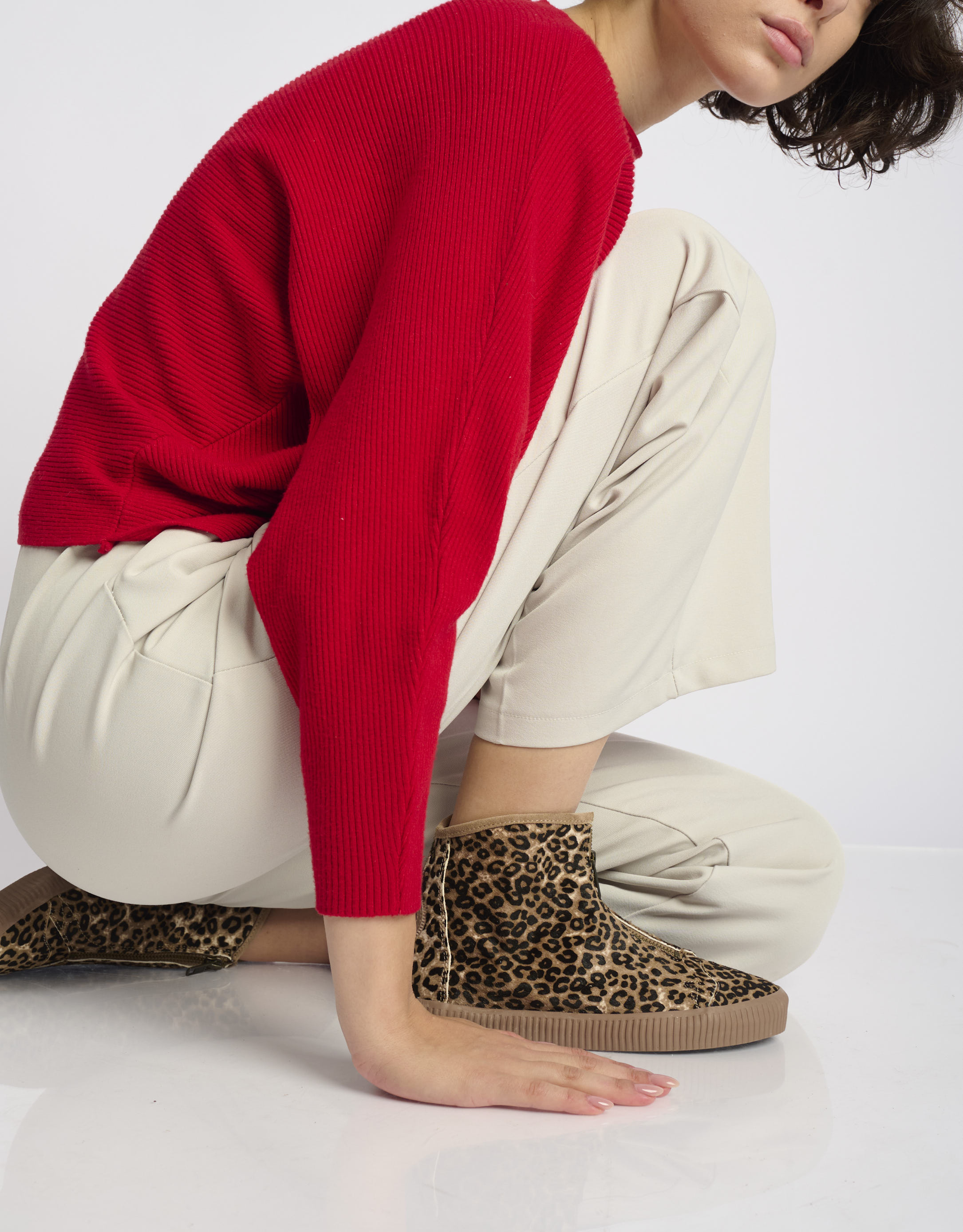 נעלי נשים - Aro - מגפונים עם והדפס  NOELLE - נמר1