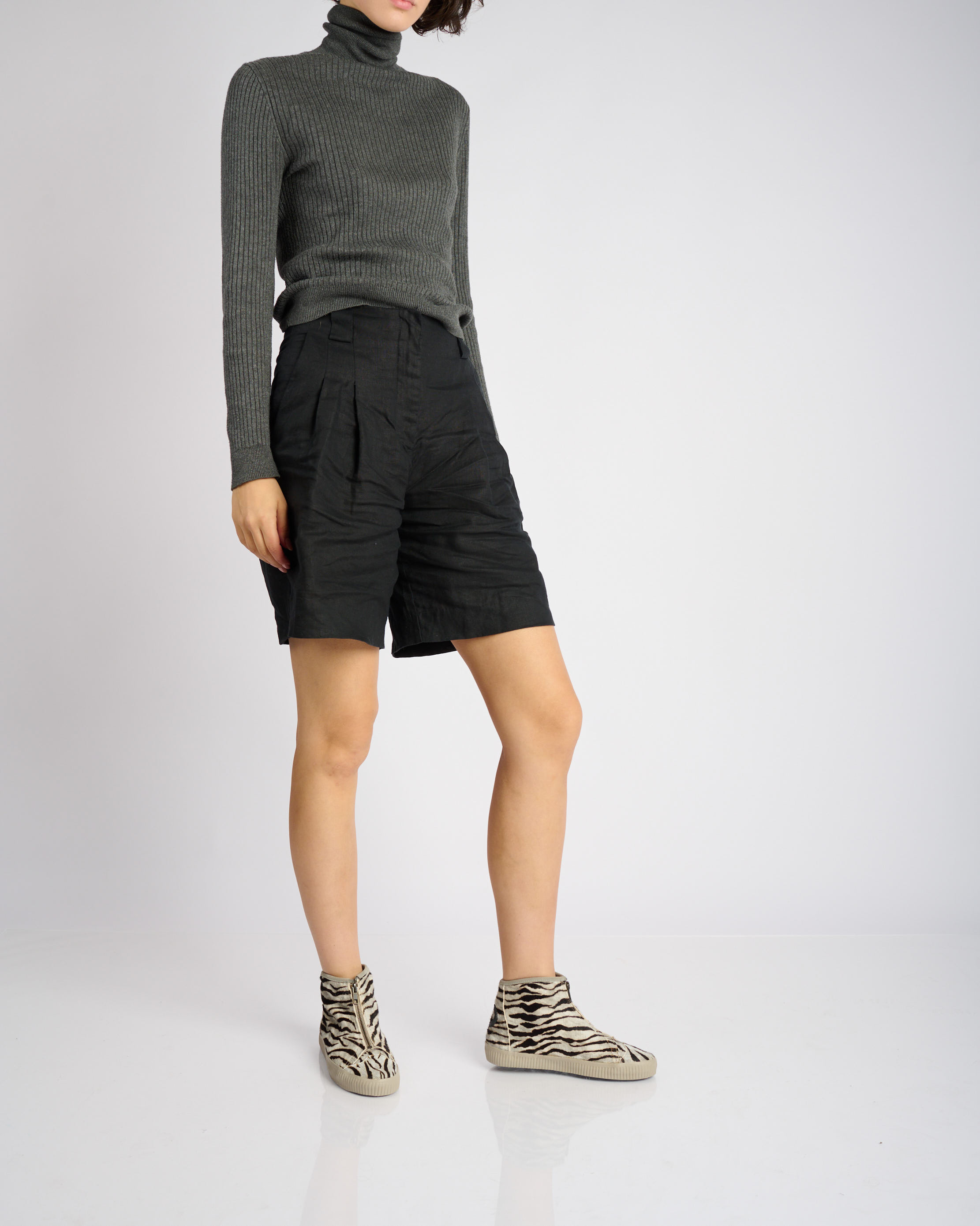 נעלי נשים - Aro - מגפונים עם והדפס  NOELLE - זברה3