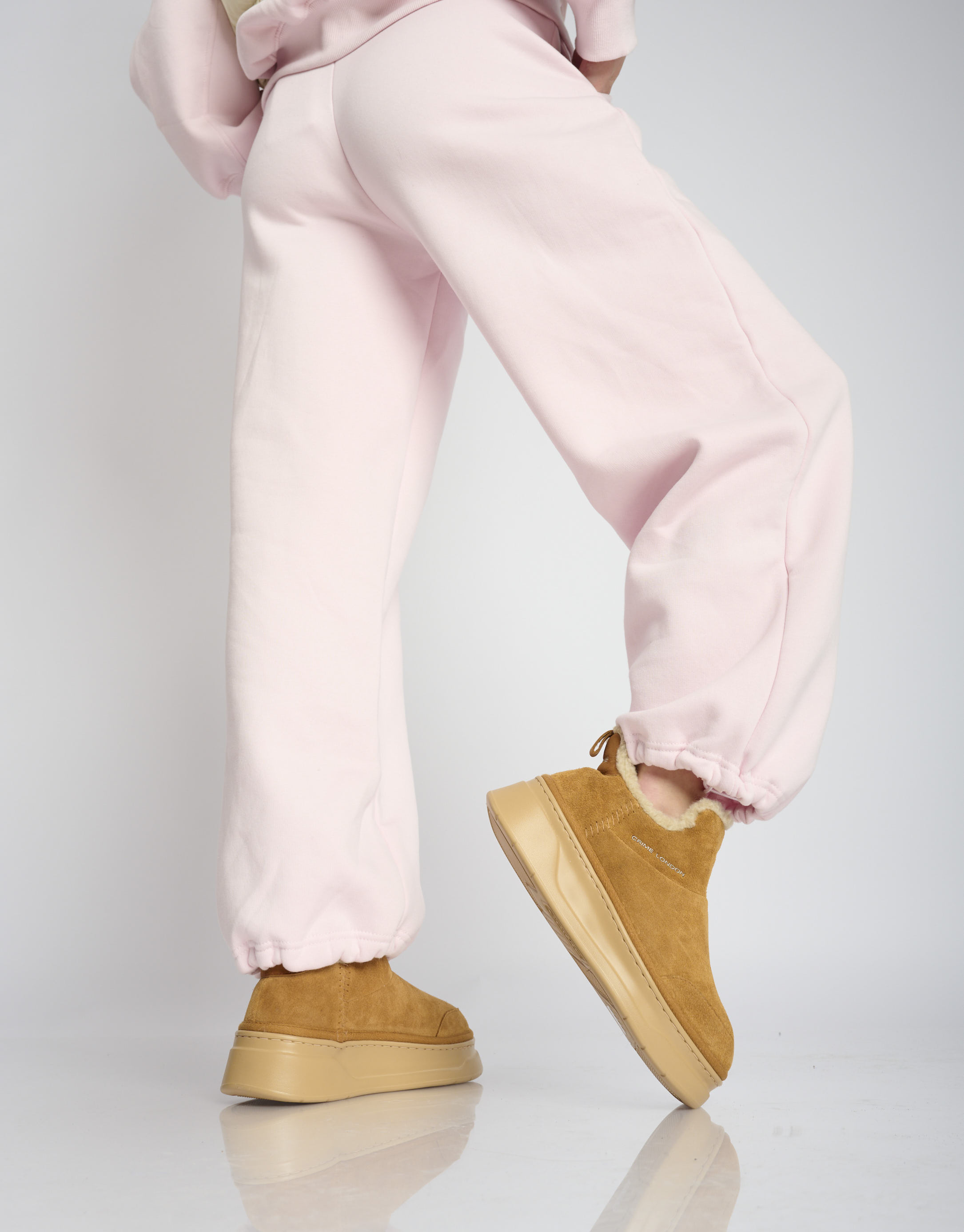 נעלי נשים - Crime London - מגפונים ABBEY - קאמל1