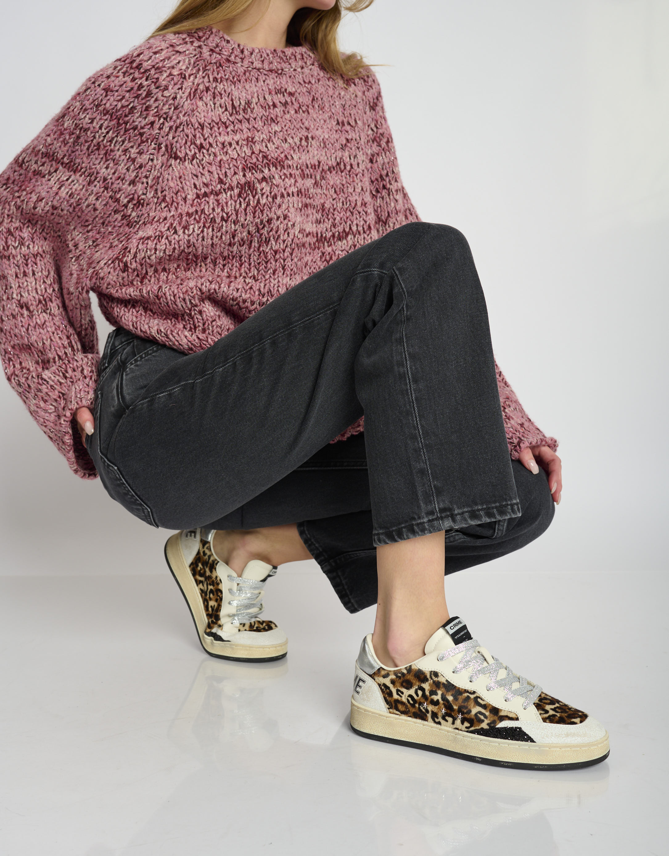 נעלי נשים - Crime London - סניקרס IGGY - נמר1