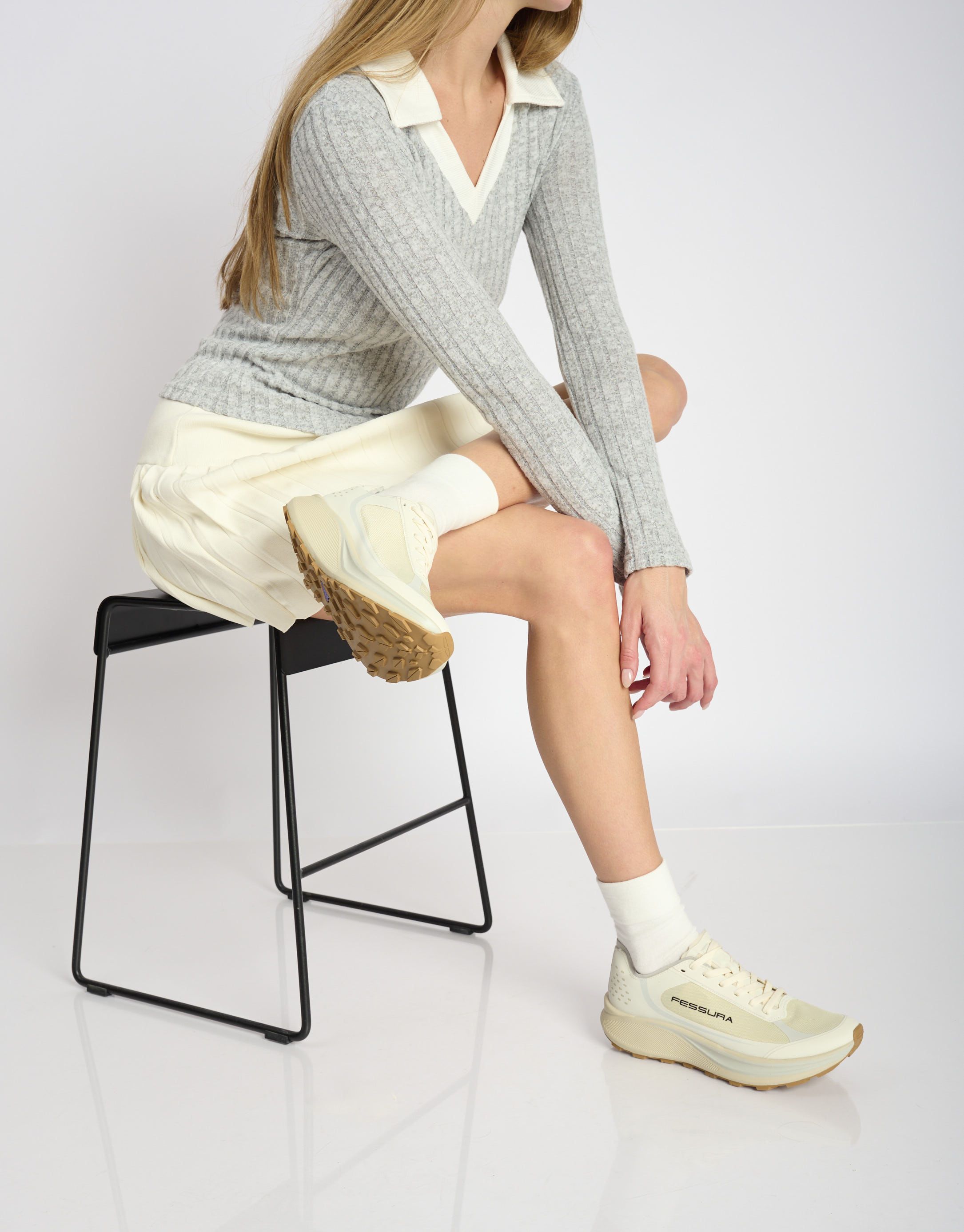 נעלי נשים - Fessura - סניקרס ULTRATRAIL GSR - לבן1