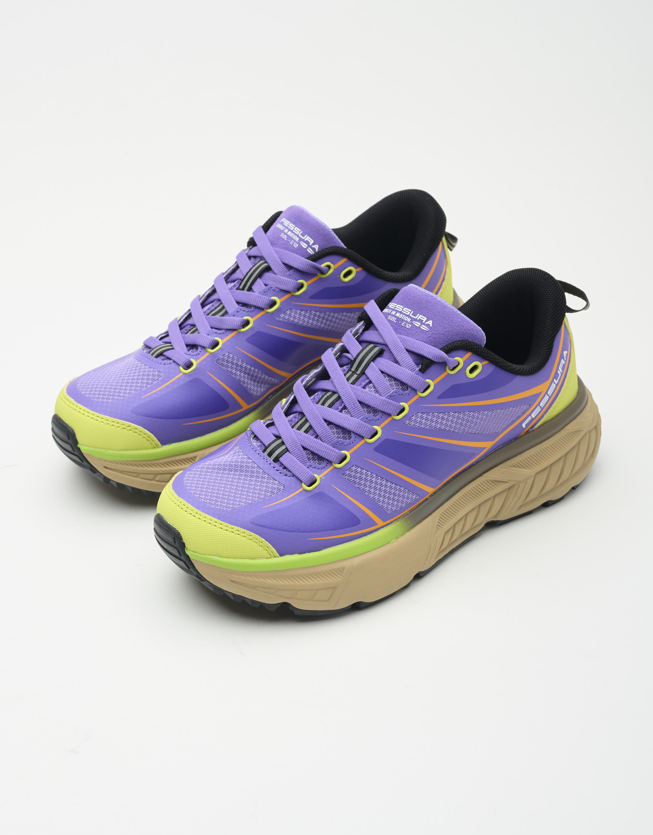 נעלי נשים - Fessura - סניקרס TRAIL SBL - סגול4