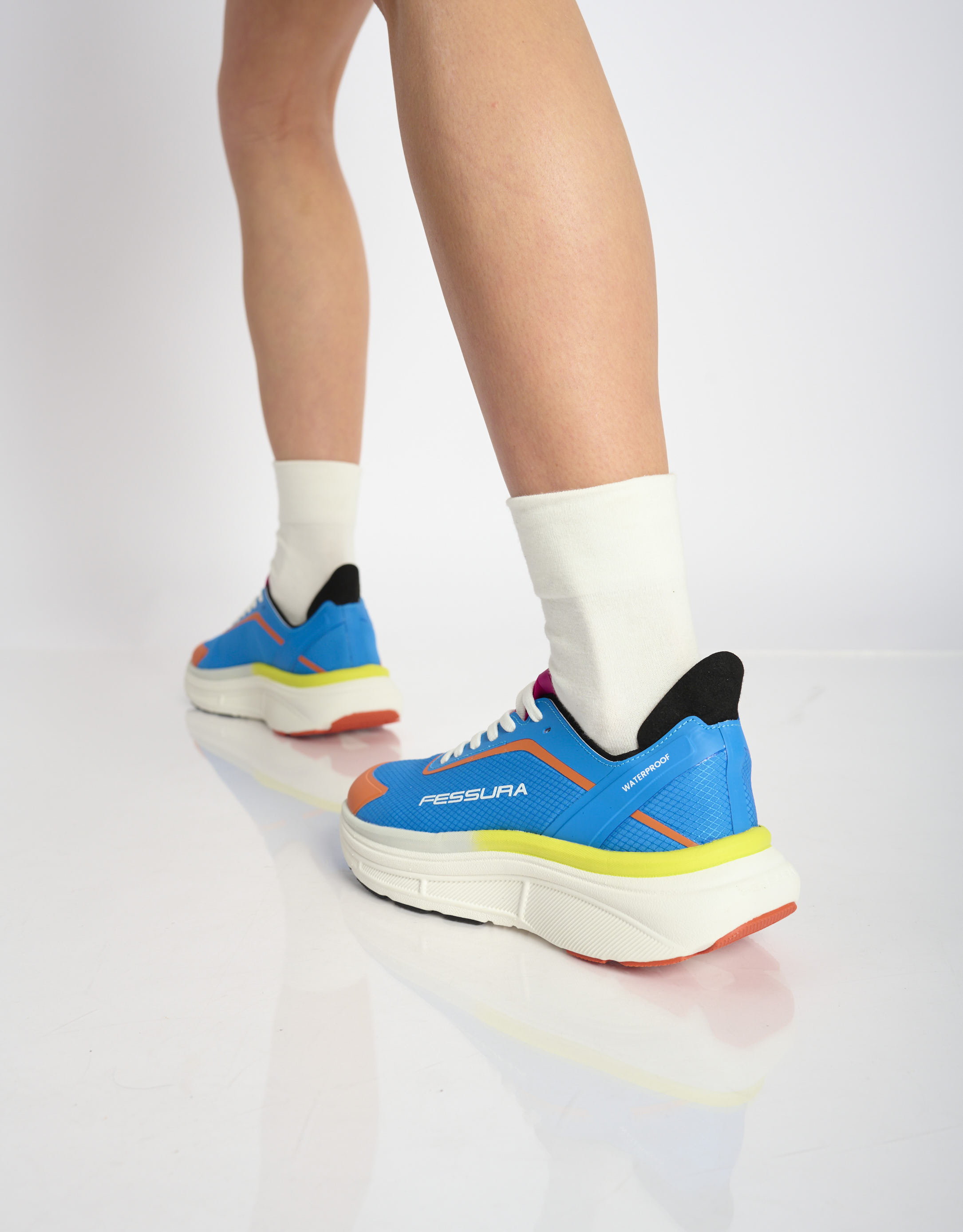 נעלי נשים - Fessura - סניקרס SPEED 3 - טורקיז4