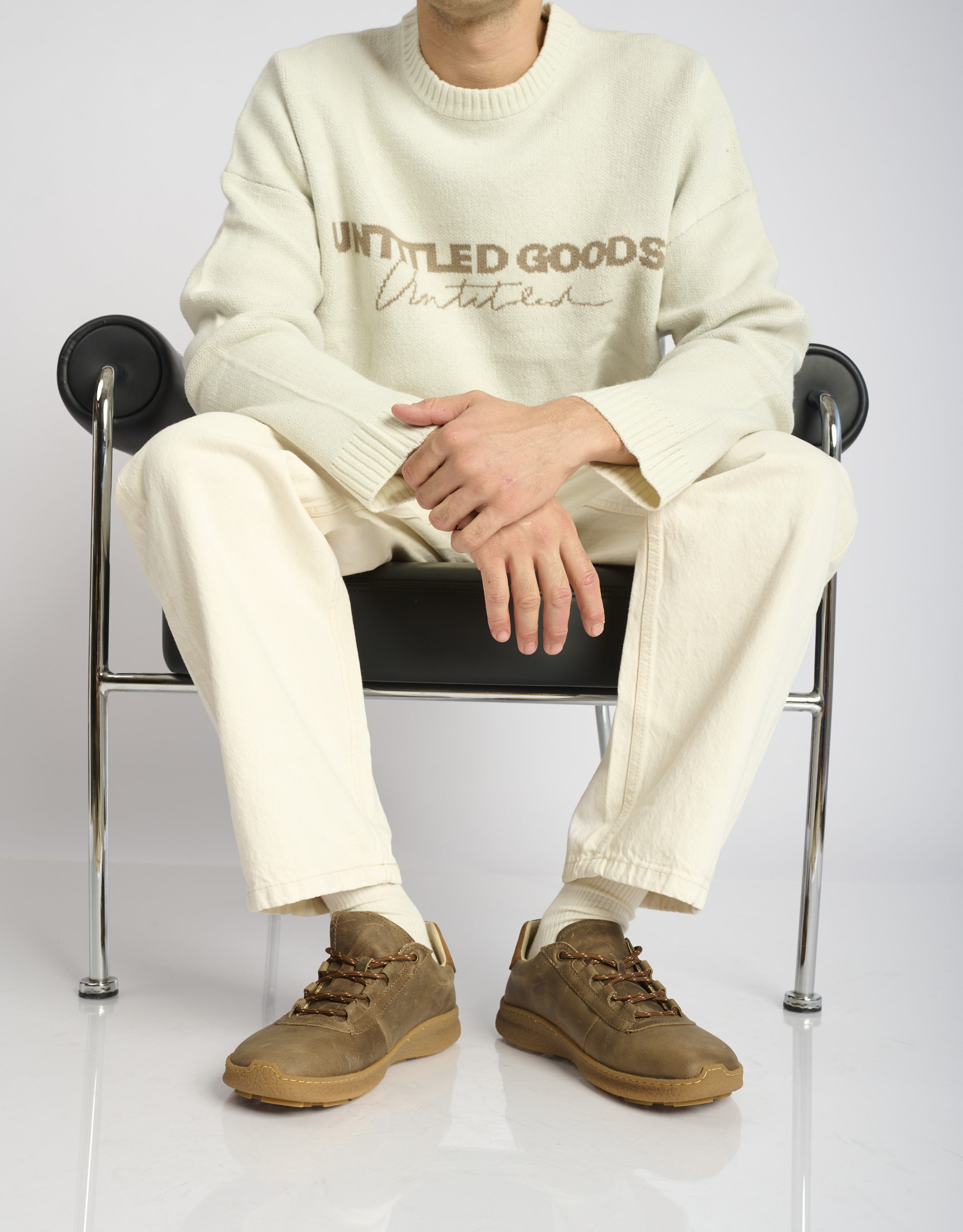 נעלי גברים - El Naturalista - נעלי עור OROEL - אפור חום1