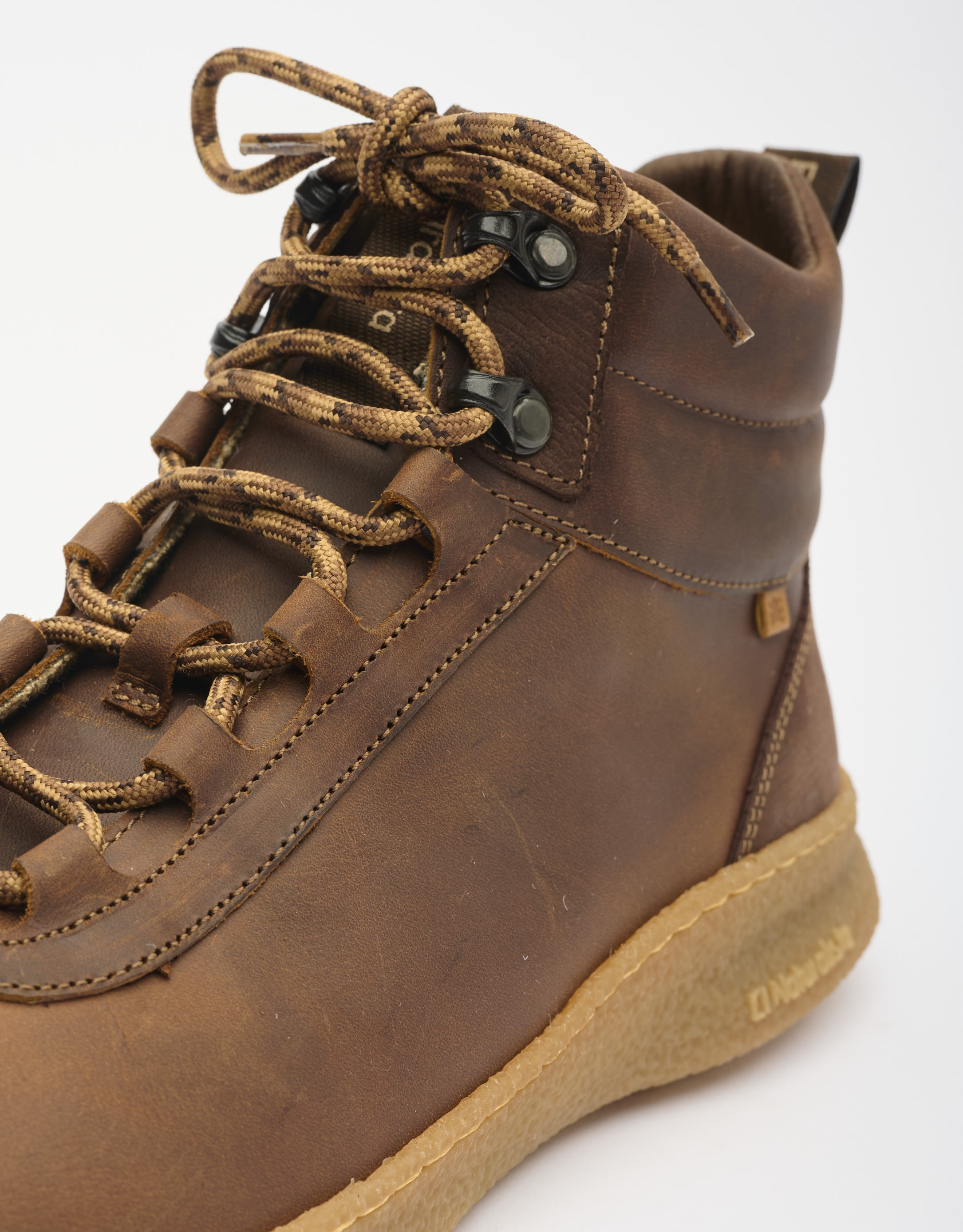 נעלי גברים - El Naturalista - נעלי עור גבוהות OROEL - חום3