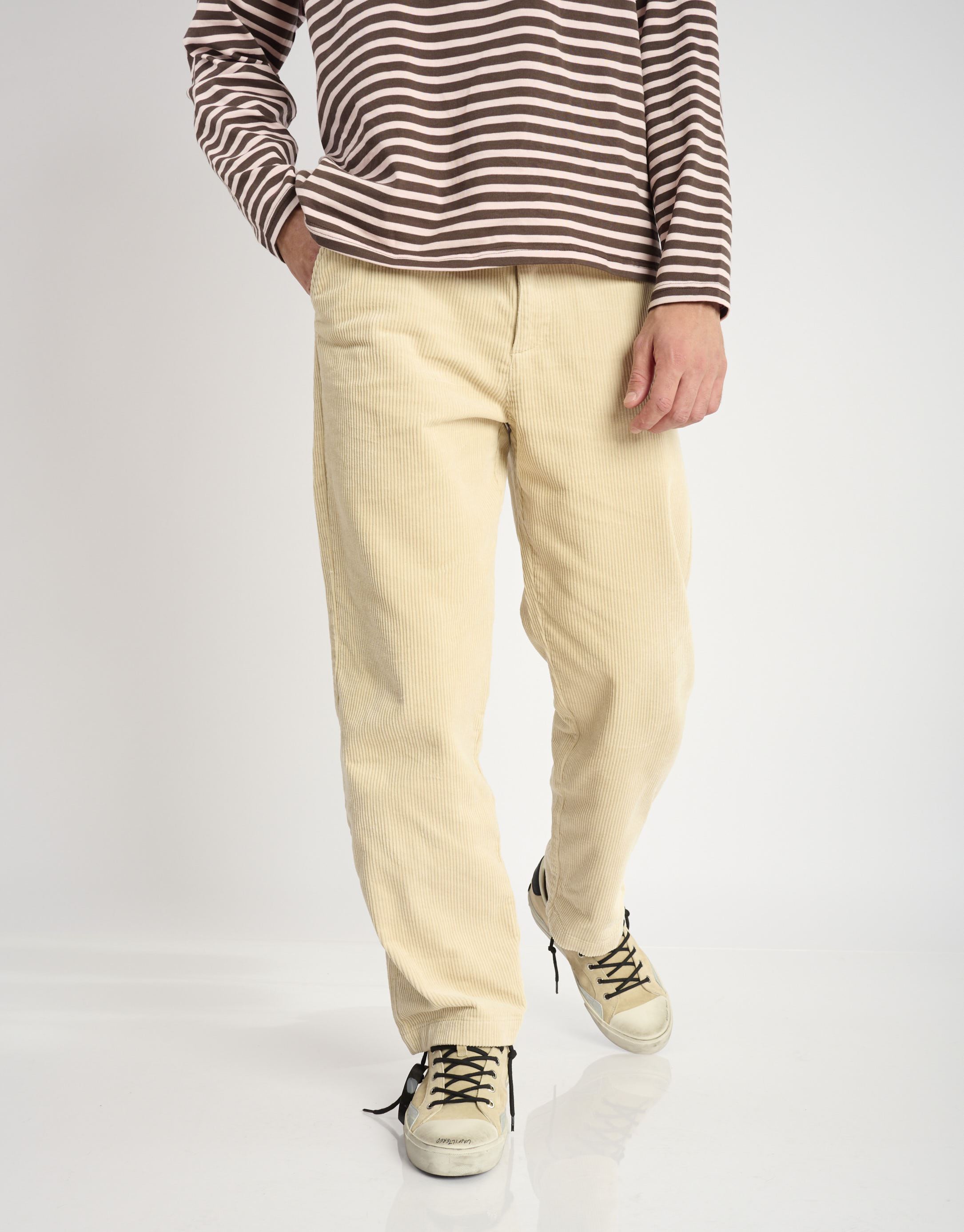 נעלי גברים - Crime London - סניקרס PAUL - בז'2