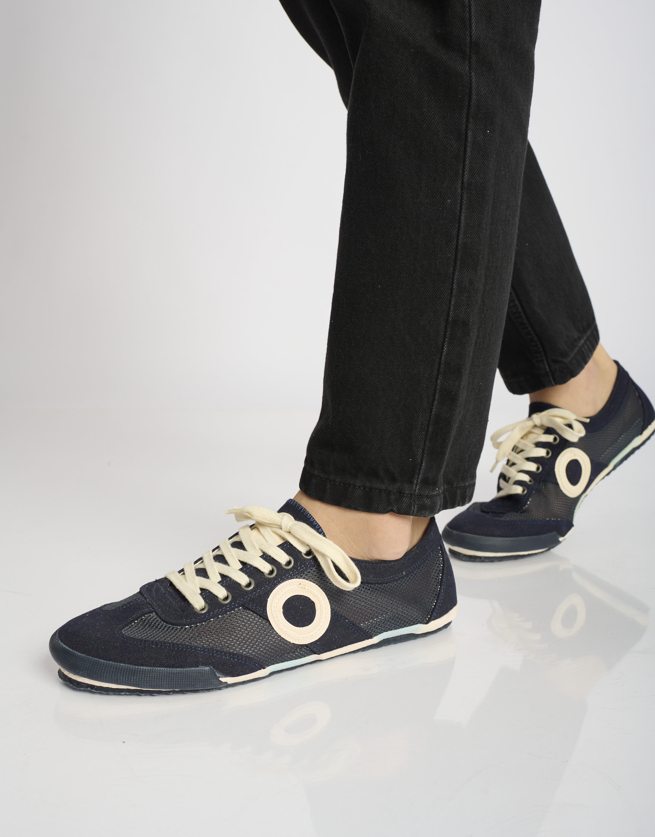 נעלי גברים - Aro - סניקרס JOANETA VEGAN - כחול כהה2