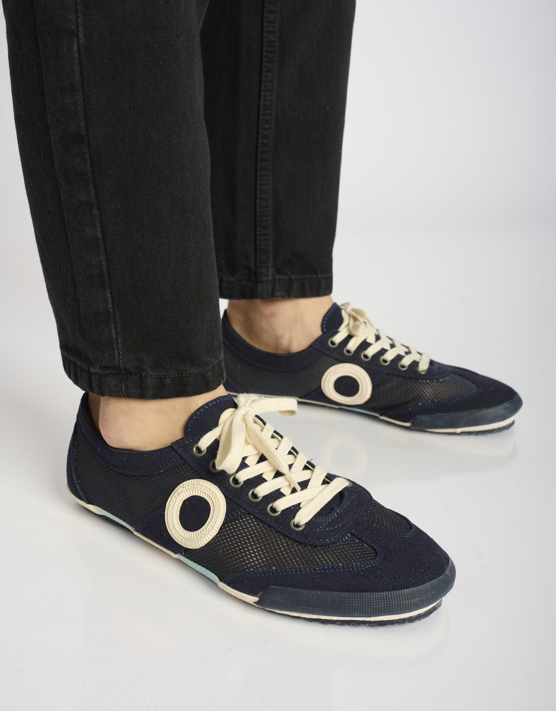 נעלי גברים - Aro - סניקרס JOANETA VEGAN - כחול כהה3