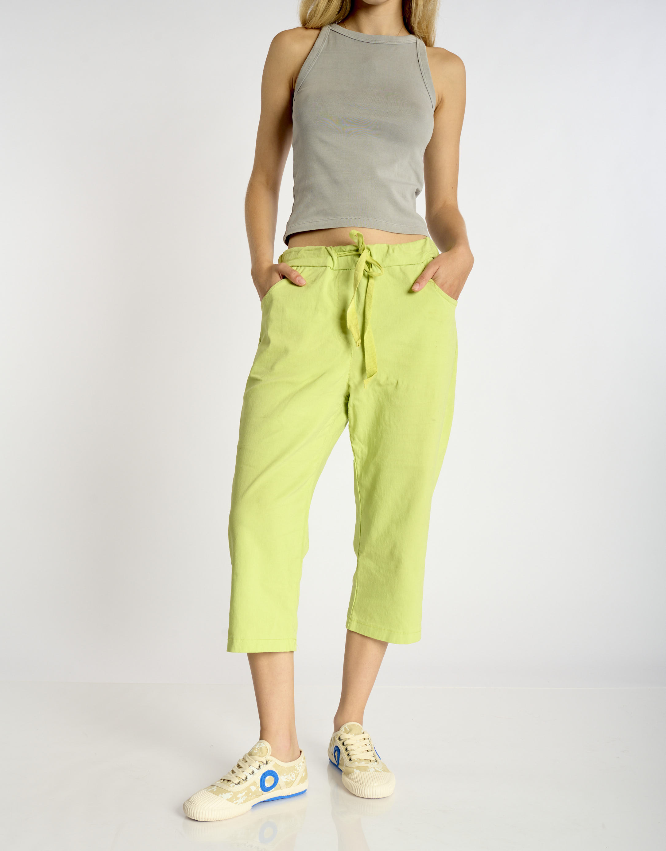 נעלי נשים - Aro - סניקרס בד CHARLIE C - בז'2