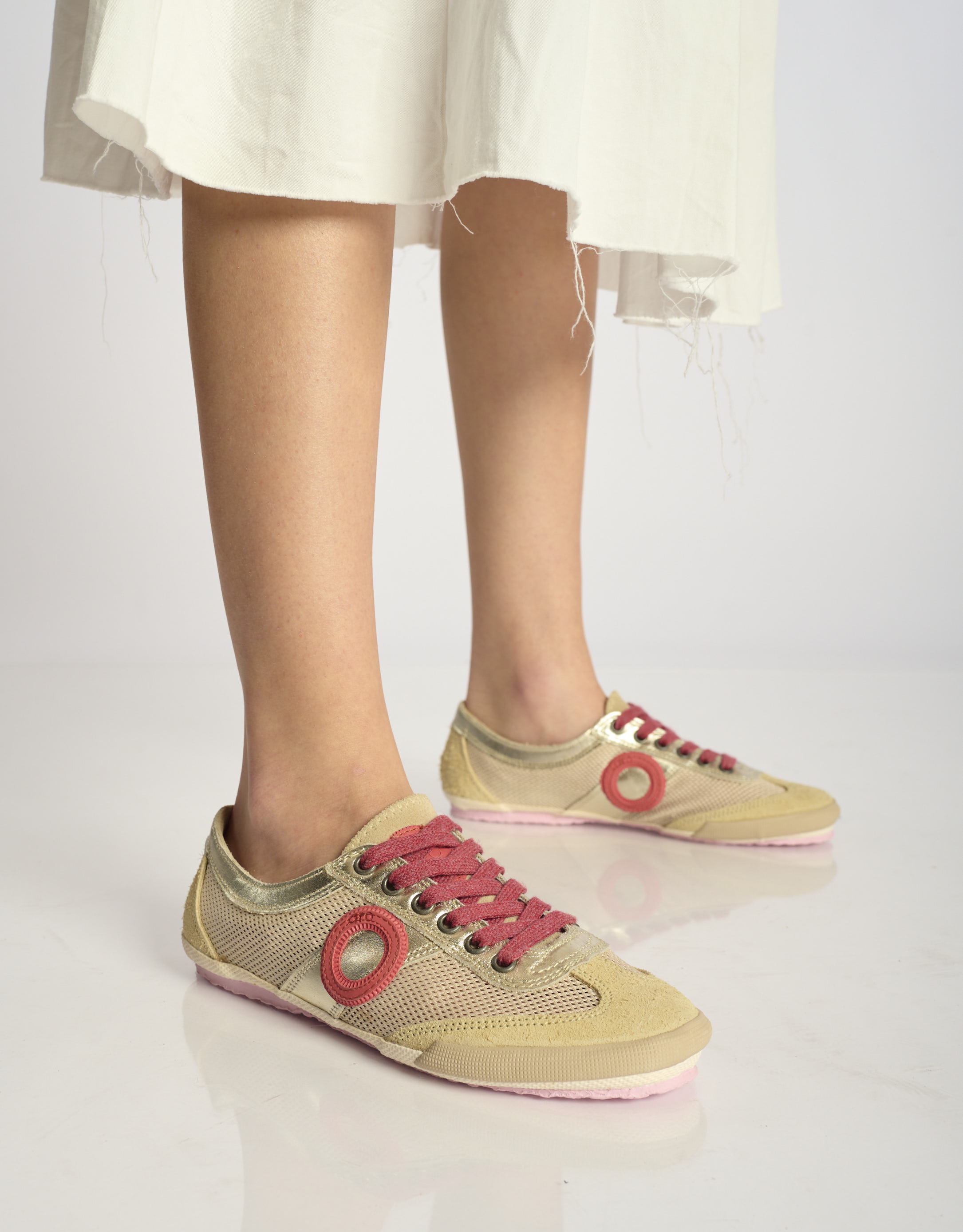 נעלי נשים - Aro - סניקרס JOANETA CAPRI - זהב2