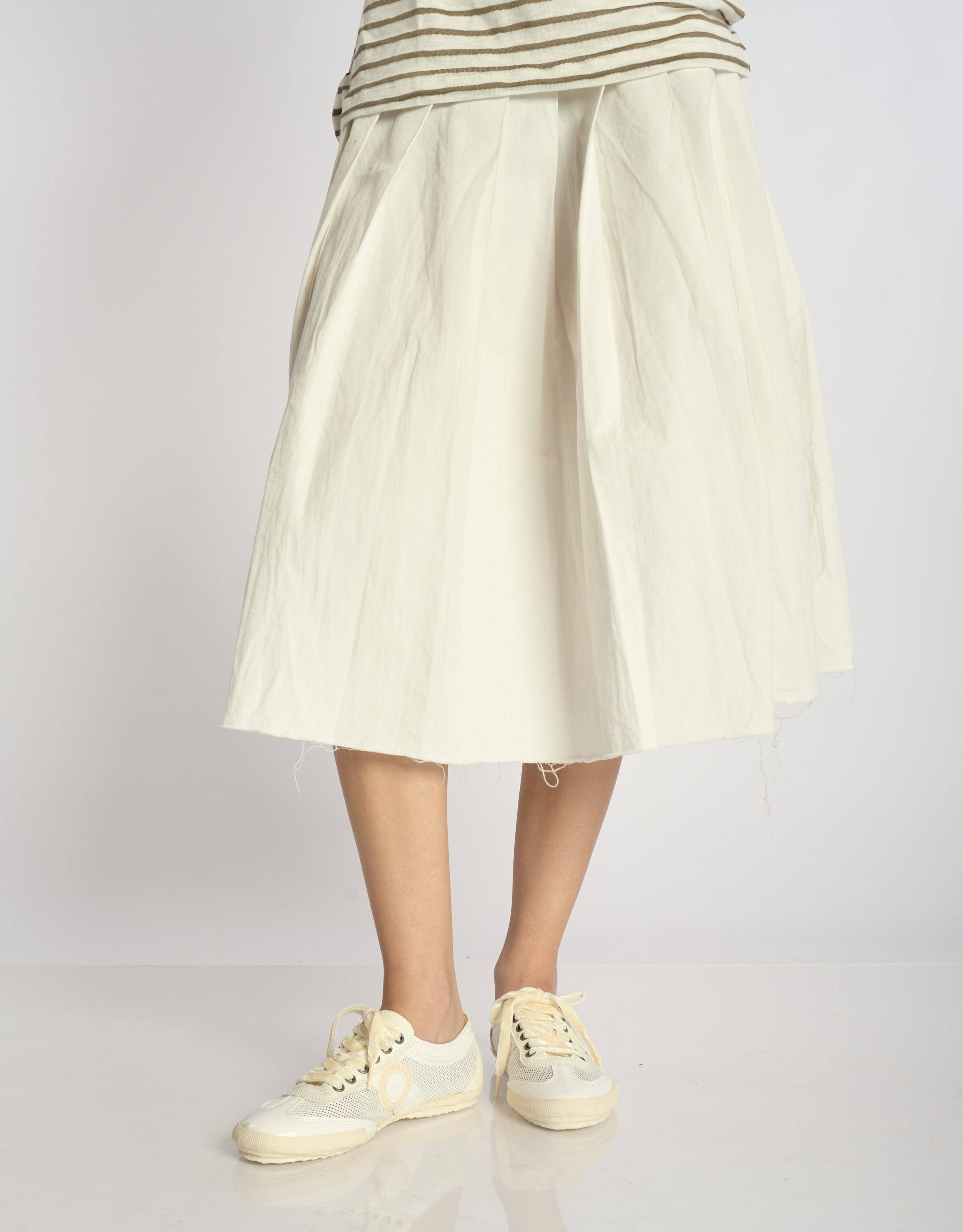 נעלי נשים - Aro - סניקרס לק  JOANETA - לבן1